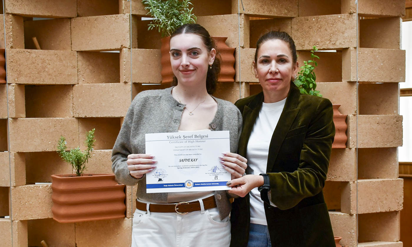 EMU Department of Architecture Organizes Honor and High Honor Certificate Ceremony