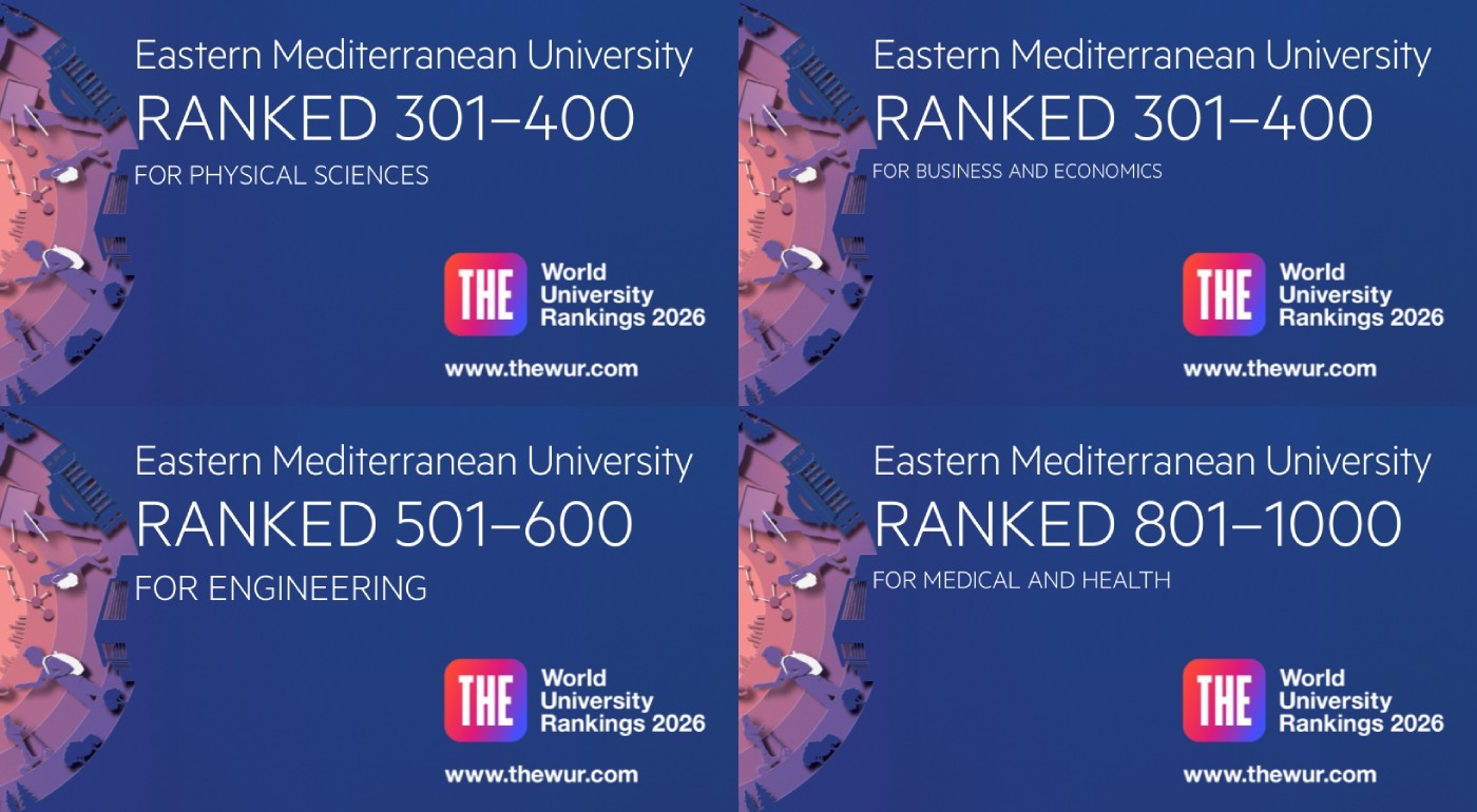 EMU Featured within Top 400 in Times Higher Education Rankings
