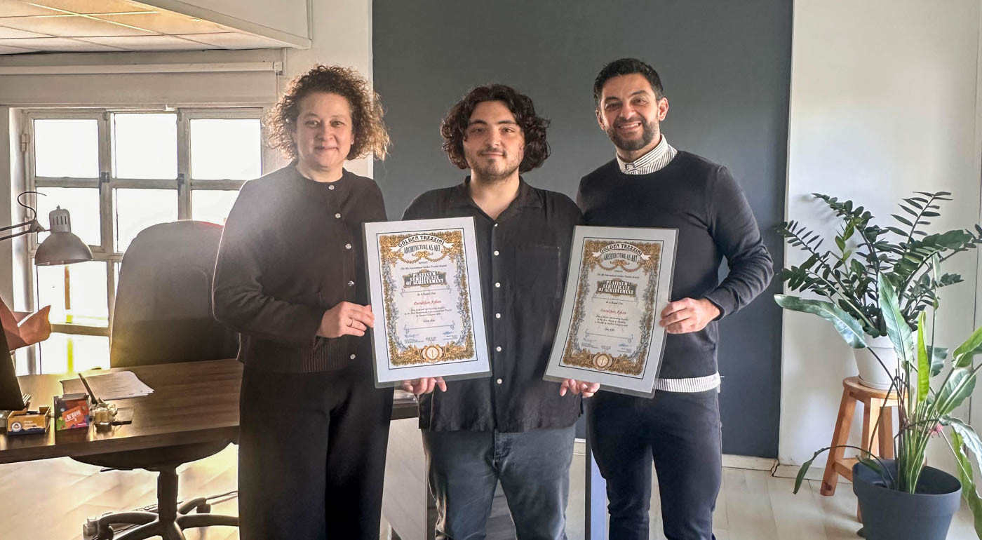 DAÜ Mimarlık Fakültesi İç Mimarlık Bölümü’ne Golden Trezzini Awards’tan Çifte Platınum Ödülü